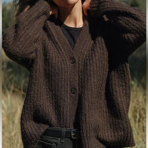 jenni kayne cocoon cardigan cocoa